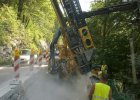 Fahrbahnerneuerung am Steilhang