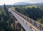 Längssicht Behelfsbrücke Mai 2018